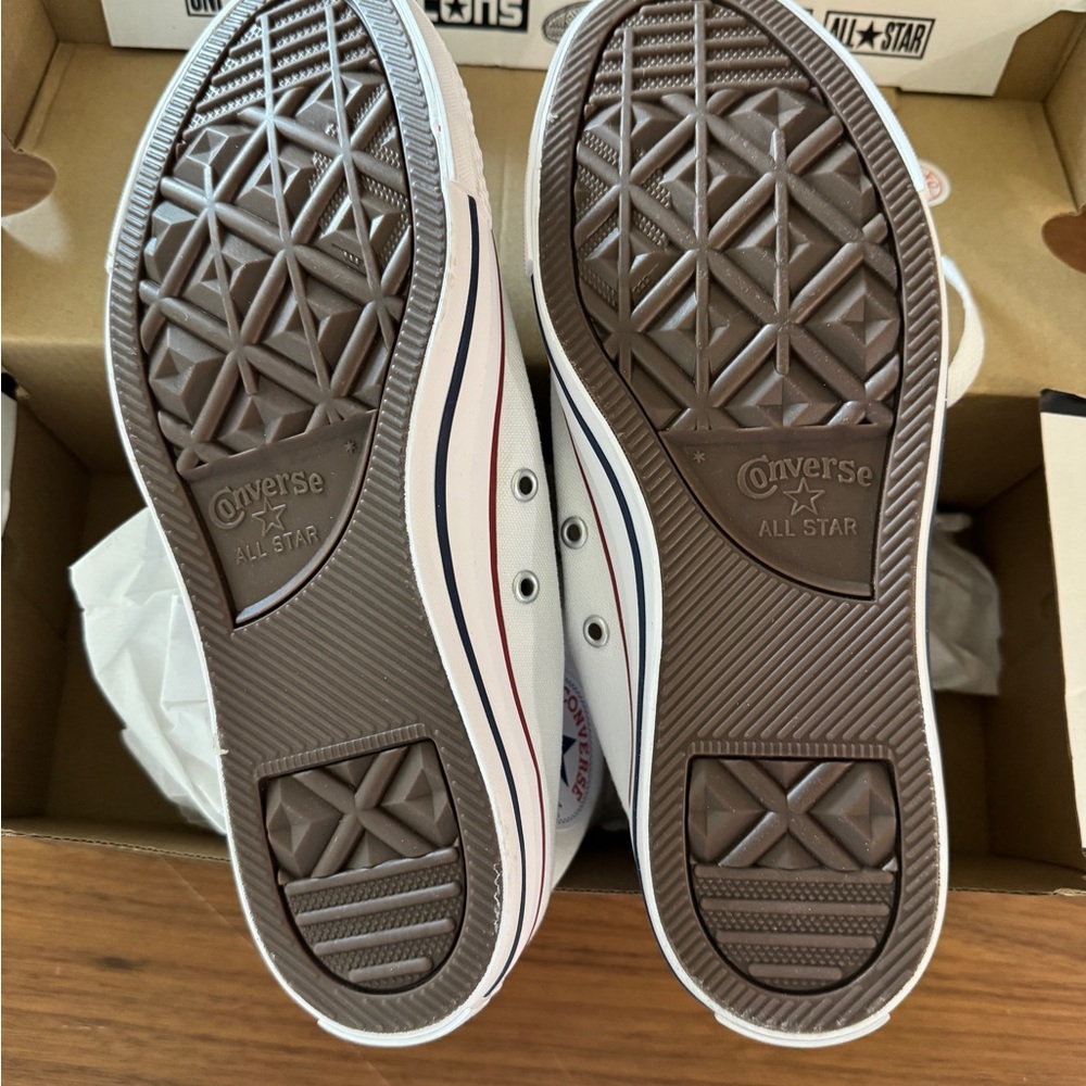 CONVERSE Chuck Taylor All Star White High Top Shoes - Picture 5 of 6